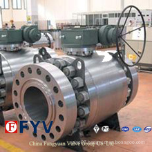 ASTM Three Pieces Forged Steel Trunnion Mounted Ball Valve